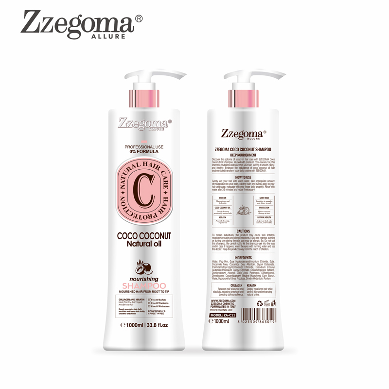 Zzegoma Coco Coconut Shampoo,1000ml