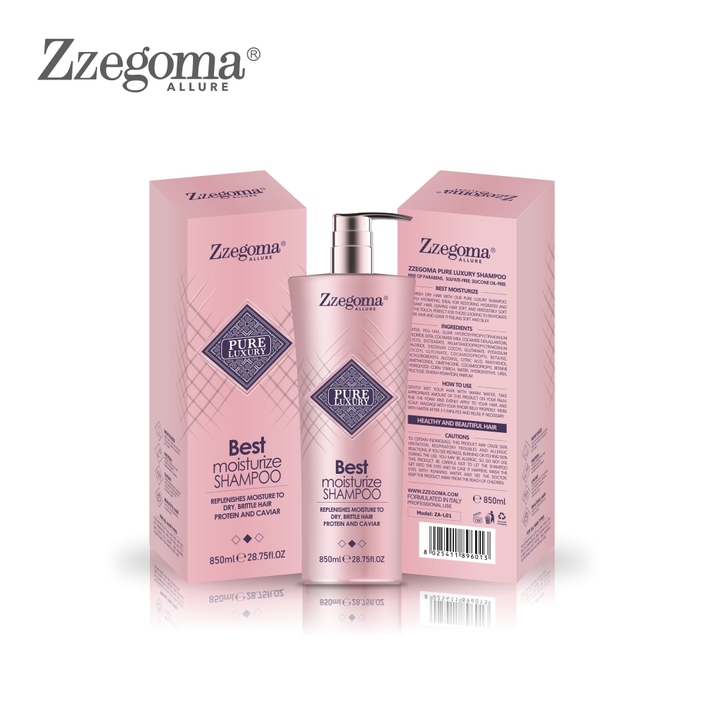 Zzegoma Pure Luxury Shampoo, 850ml
