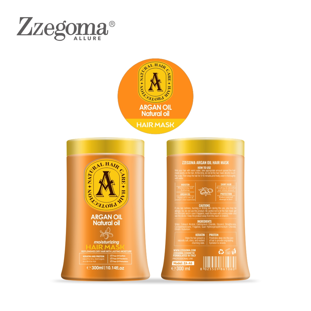 Zzegoma Argan Oil Hair Mask, 300ml