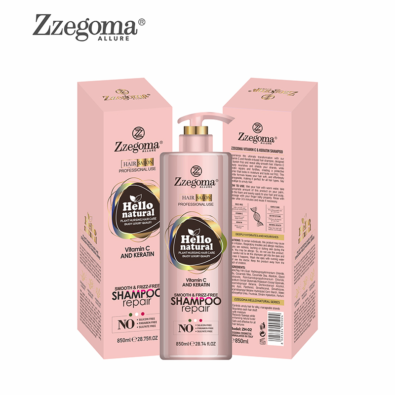 Zzegoma Vitamin C & Keratin Shampoo, 850ml