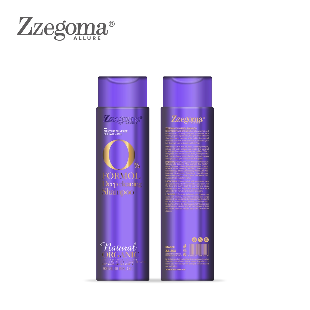 Zzegoma 0% Formol Shampoo, 300ml