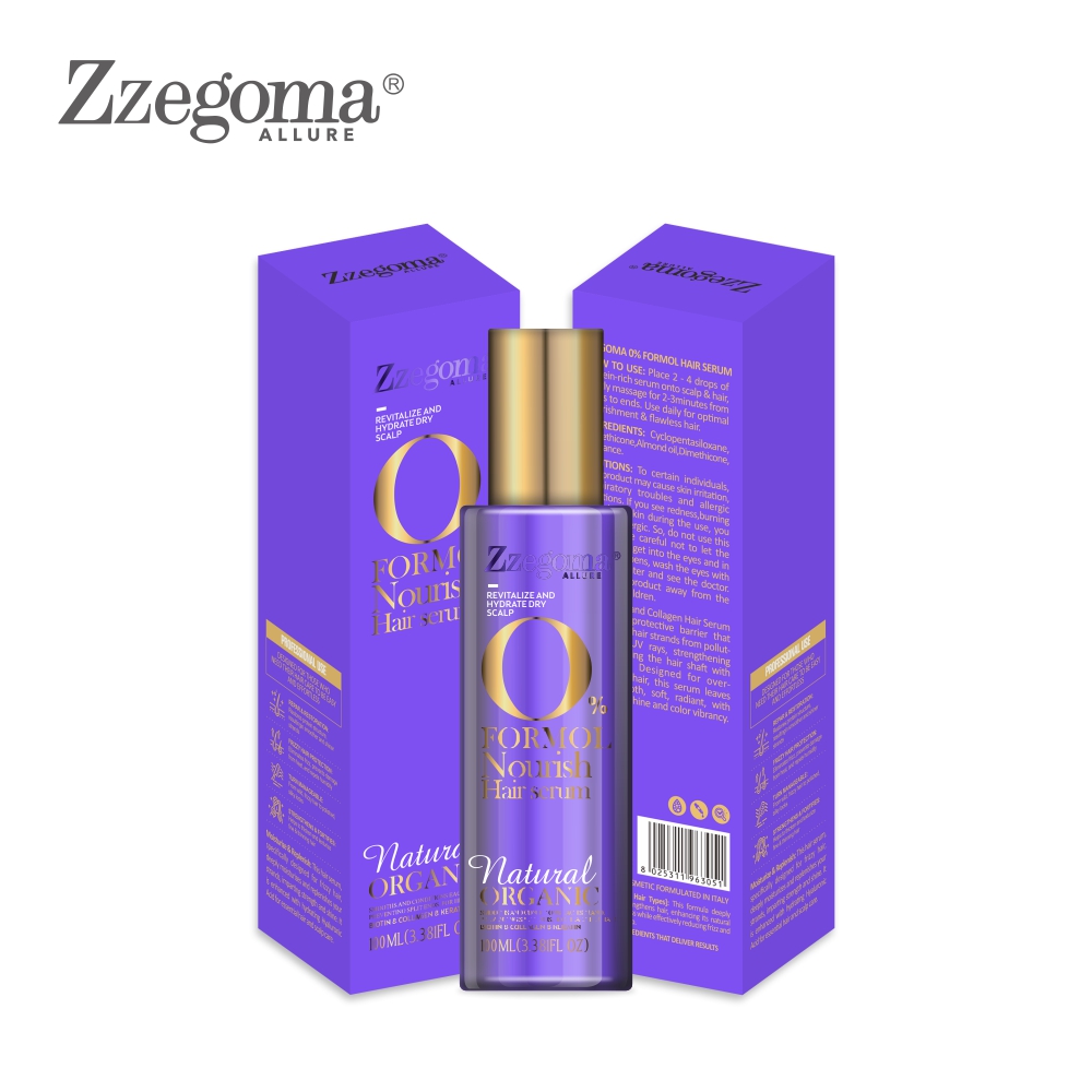 Zzegoma 0% Formol Hair Serum, 100ml