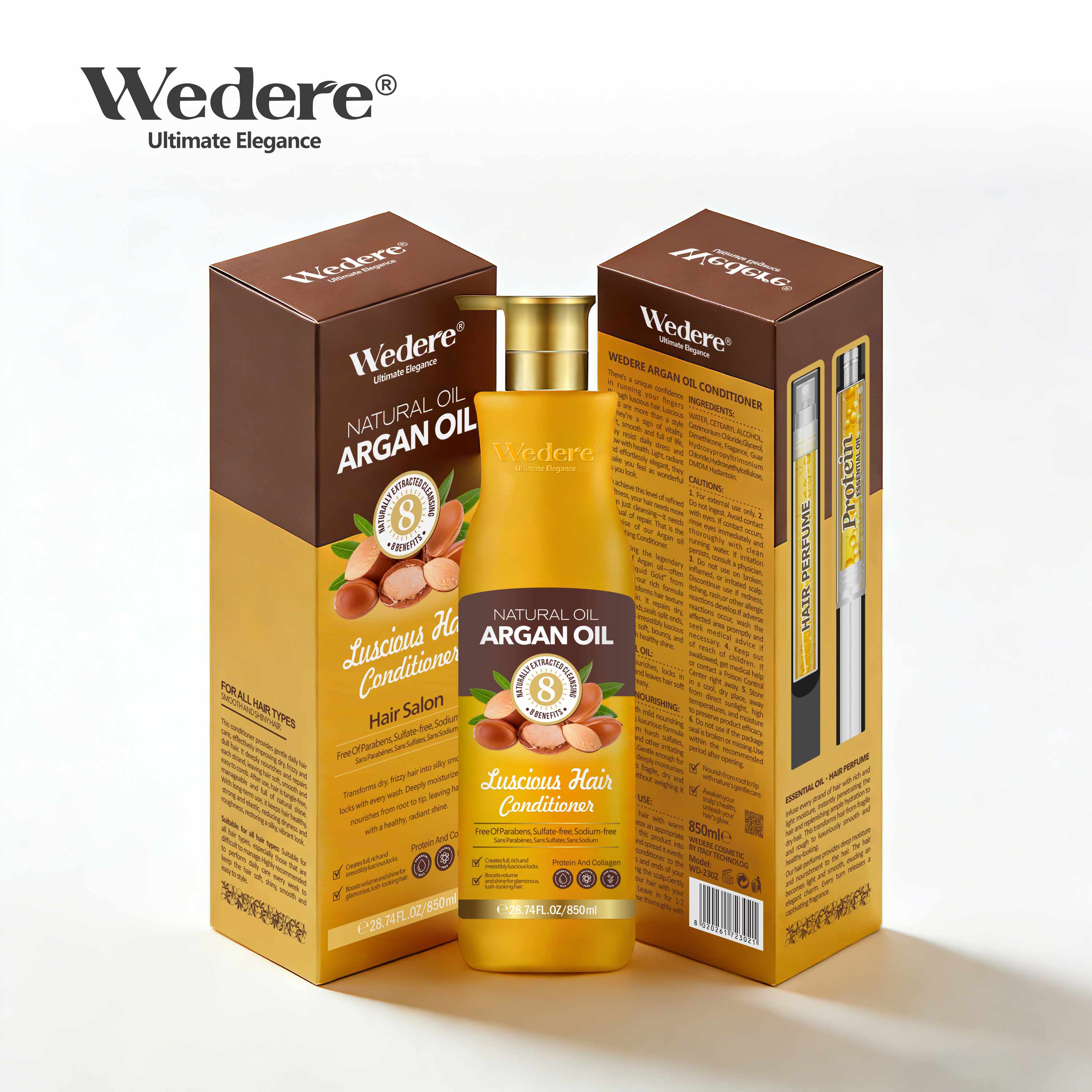 Wedere Argan Oil Conditioner, 850ml