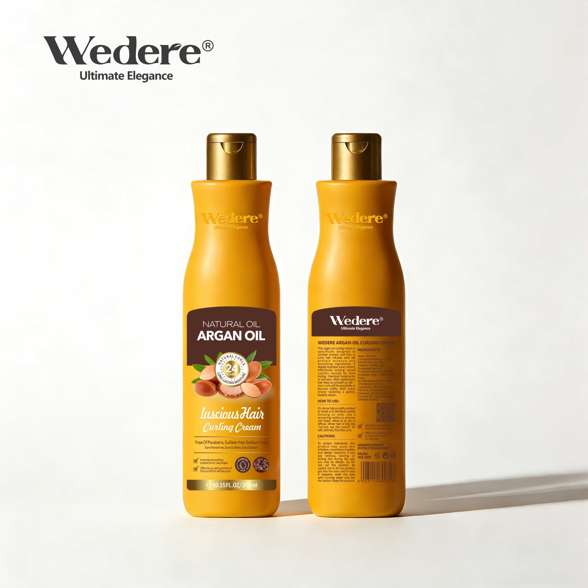 Wedere Argan Oil Curling Cream,300ml