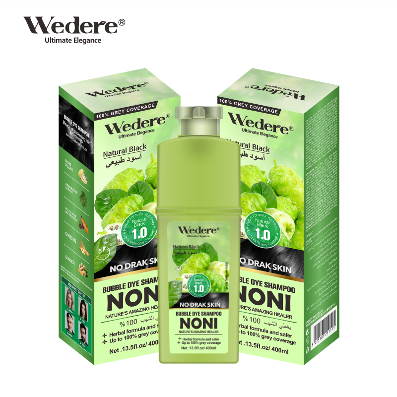 Wedere Noni Bubble Dye Black Shampoo,400ml