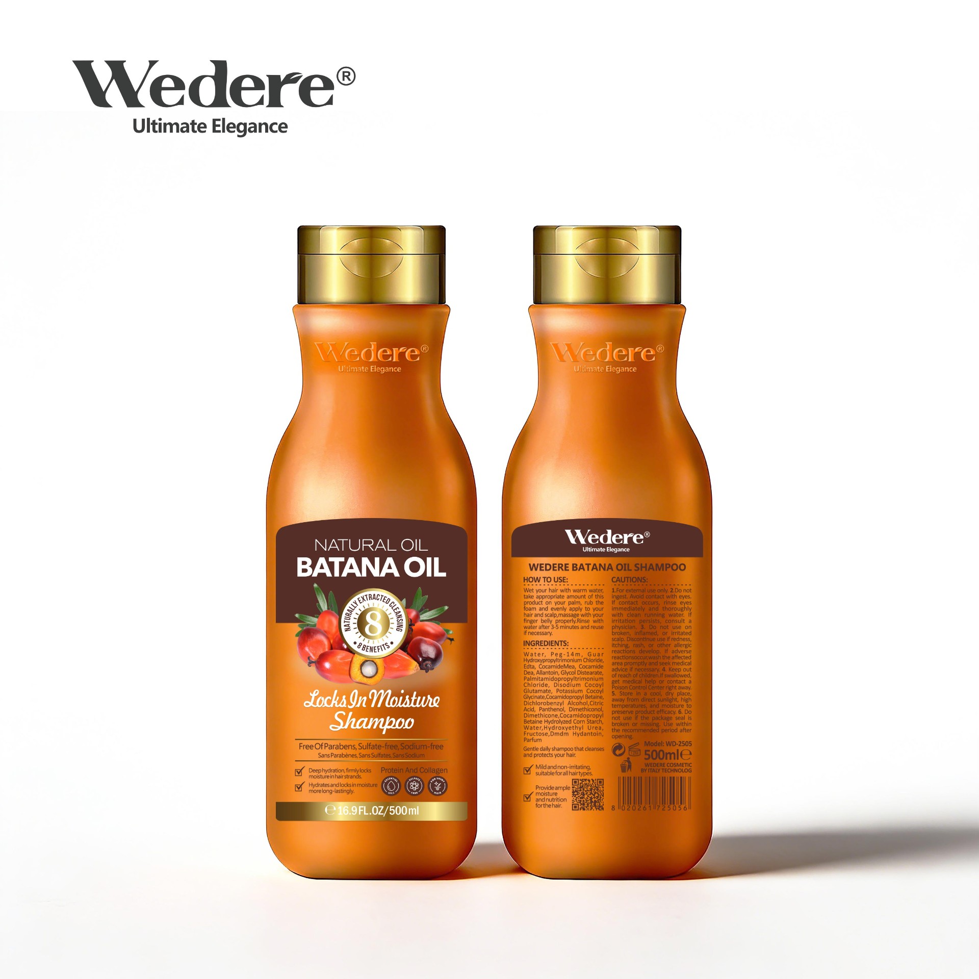 Wedere Batana Oil Shampoo,500ml